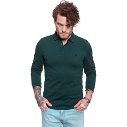 T-shirt męski Wrangler zielony casualowy z krótkimi rękawami  - zdjęcie produktu