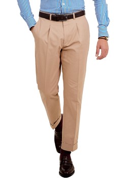 Spodnie z jedną zakładką Modena (Chino beż) 4 Gentleman 4 Gentleman - kod rabatowy