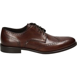 Buty eleganckie męskie Darbut skórzane sznurowane  - zdjęcie produktu