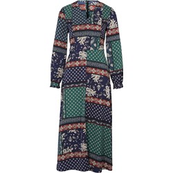 Sukienka Heine z długim rękawem w abstrakcyjne wzory midi casual  - zdjęcie produktu