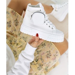 Buty sportowe damskie białe Casu casualowe  - zdjęcie produktu