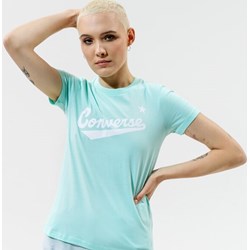 Bluzka damska Converse z krótkim rękawem z okrągłym dekoltem z bawełny  - zdjęcie produktu