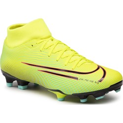 Buty sportowe męskie Nike żółte na wiosnę sznurowane  - zdjęcie produktu