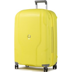 Żółta walizka Delsey  - zdjęcie produktu
