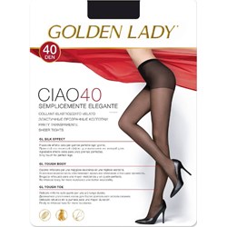 Rajstopy czarne Golden Lady w groszki casual  - zdjęcie produktu
