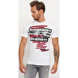 T-shirt męski Dsquared2 z bawełny z krótkim rękawem  - zdjęcie produktu