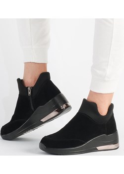 Czarne sneakersy damskie FILIPPO DBT3029/21 Suzana.pl promocyjna cena suzana.pl - kod rabatowy