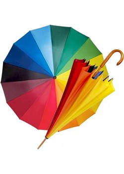 Tęcza - parasol długi z drewnianą rączką Parasol Parasole MiaDora.pl - kod rabatowy