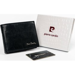 Portfel męski czarny Pierre Cardin  - zdjęcie produktu
