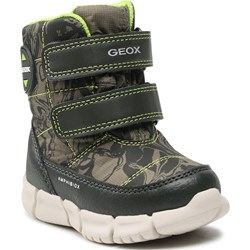 Buty zimowe dziecięce Geox na rzepy śniegowce  - zdjęcie produktu