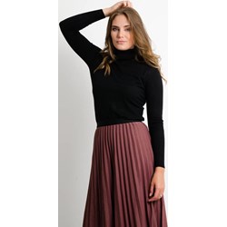 Sweter damski Olika czarny z golfem  - zdjęcie produktu