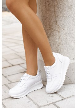 Białe sneakersy Gillian Saway okazja saway - kod rabatowy
