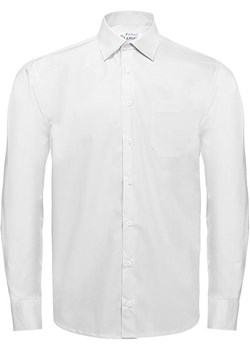 Bodara koszula męska  biała z długim rękawem Bodara ATELIER-ONLINE - kod rabatowy