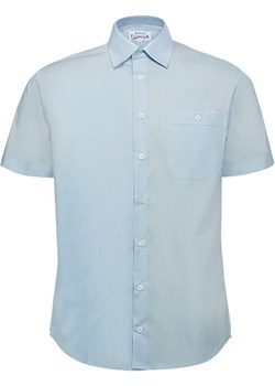 Koszula niebieska  z krótkim rękawem Bodara ATELIER-ONLINE - kod rabatowy