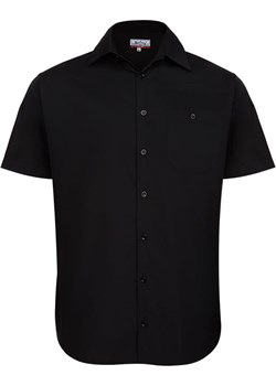 Koszula czarna  krótki rękaw Bodara ATELIER-ONLINE - kod rabatowy
