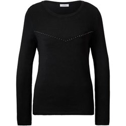 Sweter damski czarny Tchibo z okrągłym dekoltem  - zdjęcie produktu