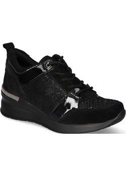 Stylowe Sneakersy Filippo Damskie Czarne Lakier FILIPPO DP3170-21 BK Filippo Arturo-obuwie - kod rabatowy