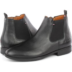 Tommy Hilfiger buty zimowe męskie czarne  - zdjęcie produktu