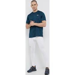 Spodnie męskie białe Under Armour  - zdjęcie produktu