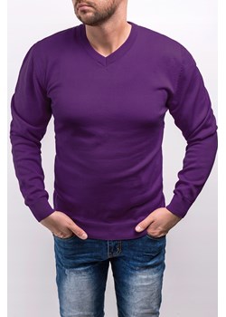 Sweter męski 2200 - fiolet Risardi promocja Risardi - kod rabatowy