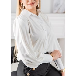 Koszula damska Fason biała elegancka  - zdjęcie produktu