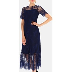 Sukienka L'AF elegancka z okrągłym dekoltem  - zdjęcie produktu
