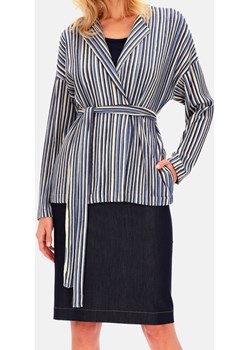 Dzianinowy kardigan w kolorowe lekko wypukłe prążki Potis & Verso PACO Potis & Verso Eye For Fashion - kod rabatowy