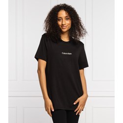 Czarna piżama Calvin Klein Underwear z napisami  - zdjęcie produktu