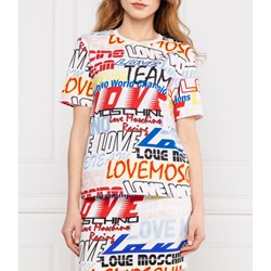 Bluzka damska Love Moschino z krótkim rękawem młodzieżowa  - zdjęcie produktu