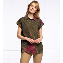 Koszula damska Desigual z krótkimi rękawami wiosenna z kołnierzykiem  - zdjęcie produktu