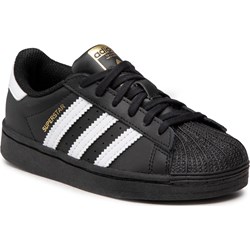 Buty sportowe dziecięce Adidas czarne wiosenne wiązane  - zdjęcie produktu