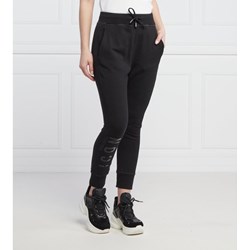 Spodnie damskie Dsquared2 z dresu czarne  - zdjęcie produktu