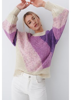 Mohito - Oversizowy sweter - Fioletowy Mohito Mohito - kod rabatowy