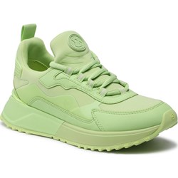 Buty sportowe damskie Michael Kors sneakersy płaskie zielone wiązane  - zdjęcie produktu