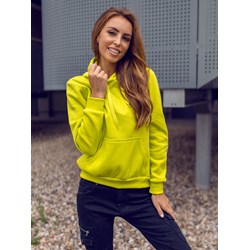 Bluza damska żółta Denley casualowa krótka  - zdjęcie produktu