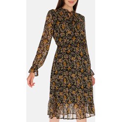 Sukienka Smashed Lemon z okrągłym dekoltem z długimi rękawami mini casual  - zdjęcie produktu