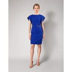 Sukienka Molton z krótkim rękawem mini niebieska  - zdjęcie produktu