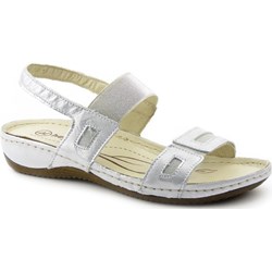 Sandały damskie Helios Komfort na rzepy casual płaskie  - zdjęcie produktu