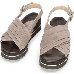 Sandały damskie Wittchen na platformie letnie casualowe z zamszu  - zdjęcie produktu