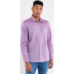 Koszula męska BIG STAR fioletowa z długim rękawem  - zdjęcie produktu