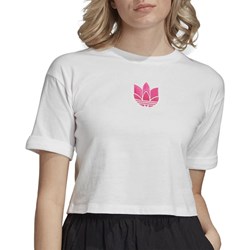 Bluzka damska Adidas z krótkimi rękawami w sportowym stylu bawełniana  - zdjęcie produktu