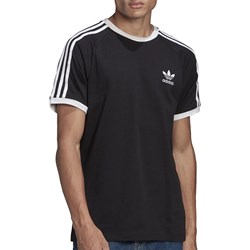 Moda Koszulki T-shirty Adidas T-shirt czarny-bia\u0142y Nadruk z motywem Sportowy styl 