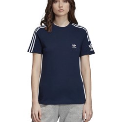 Bluzka damska Adidas bawełniana z okrągłym dekoltem bez wzorów z krótkimi rękawami na wiosnę  - zdjęcie produktu