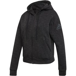 Bluza sportowa Adidas czarna gładka  - zdjęcie produktu