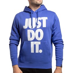 Niebieska bluza męska Nike z napisem  - zdjęcie produktu