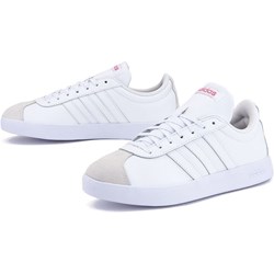 Buty sportowe męskie białe Adidas na wiosnę ze skóry wiązane  - zdjęcie produktu