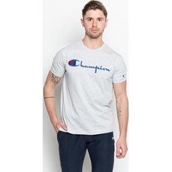 T-shirt męski Champion szary z krótkim rękawem  - zdjęcie produktu