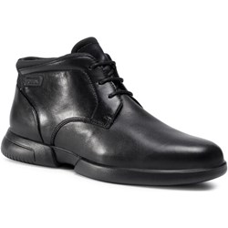 Buty zimowe męskie czarne Geox eleganckie  - zdjęcie produktu