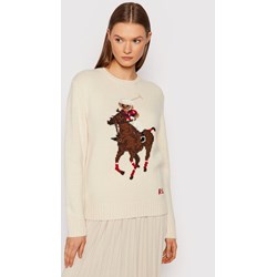 Sweter damski Polo Ralph Lauren casualowy z okrągłym dekoltem  - zdjęcie produktu