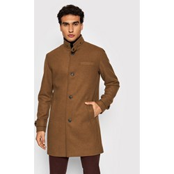 Płaszcz męski Jack&jones Premium brązowy elegancki  - zdjęcie produktu